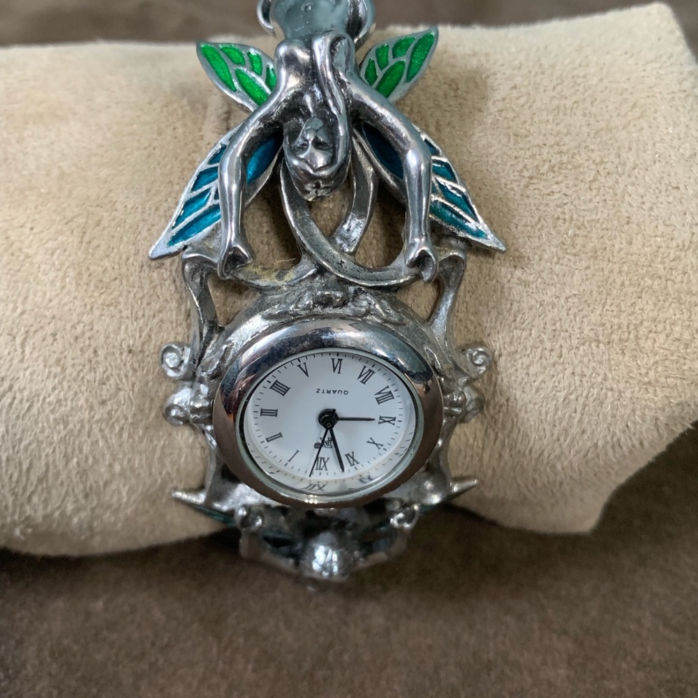 Unique watch with fairy embellishments